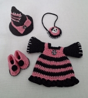 Outfit Set for Maileg "Coquette Witch 1"(70 gram)