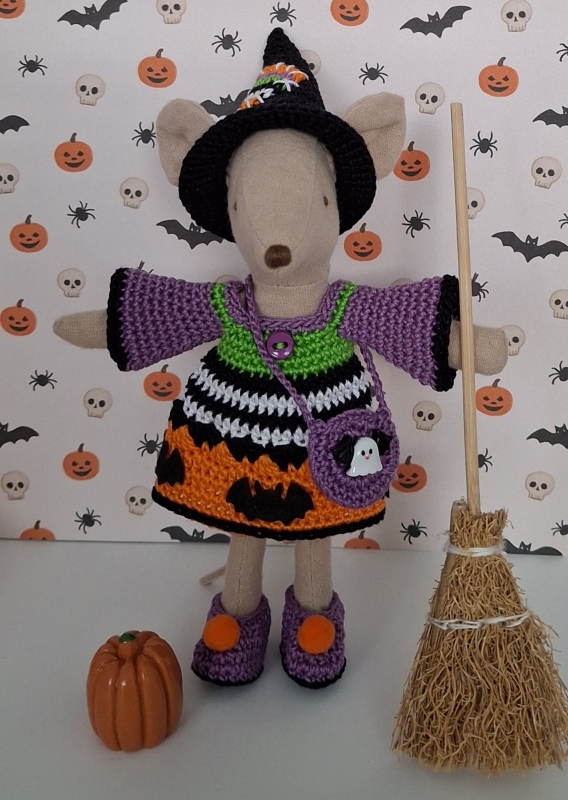 Outfit Set for Maileg "Scary Witch"(100 gram)
