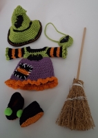 Outfit Set for Maileg "Bat on a Hat"(70 gram)