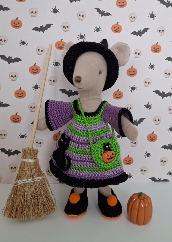 Outfit Set for Maileg "Black Cat"(70 gram)