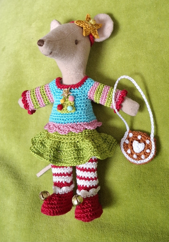 Outfit Set for Maileg "Merry and Bright" (70 gram)