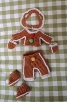 Outfit Set for Maileg "Gingerbreadman" (100 gram)