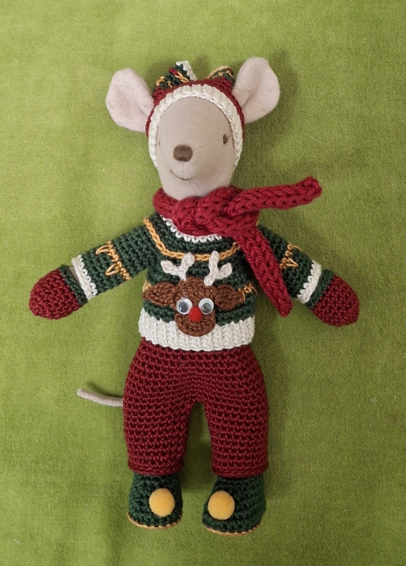 Outfit Set for Maileg "Rudolph's Nose" (100 gram)