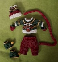 Outfit Set for Maileg "Rudolph's Nose" (100 gram)