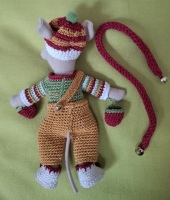 Outfit Set for Maileg "Jul Tomte" (100 gram)