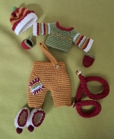 Outfit Set for Maileg "Jul Tomte" (100 gram)