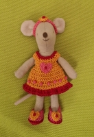 Outfit Set  for Maileg   LITTLE SISTER/BROTHER  " Sunrise"(50 gram)