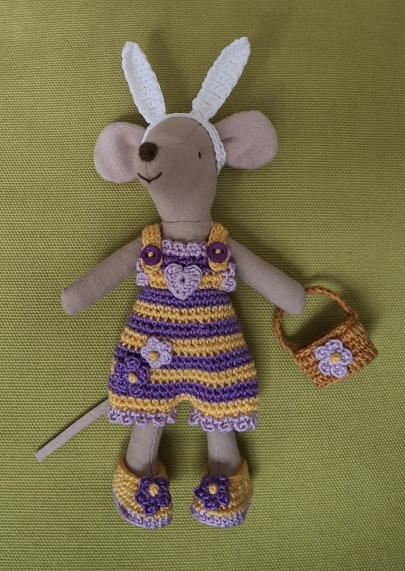 Outfit Set for Maileg "EasterBunny Brings Eggs"(70 gram)