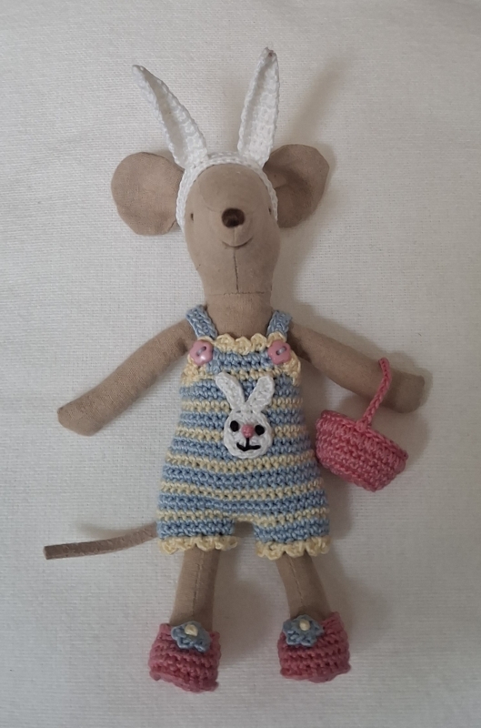 Outfit Set for Maileg "Bunny Blue"(30 gram)