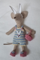 Outfit Set for Maileg "Bunny Blue"(30 gram)