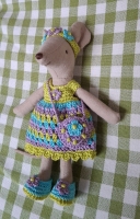 Outfit 5 Pc Set for Maileg "Spring Lilacs"(30 gram)