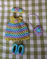 Outfit 5 Pc Set for Maileg "Spring Lilacs"(30 gram)