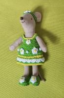 Outfit Set  for Maileg   LITTLE SISTER/BROTHER  " Darling Daisy"(30 gram)