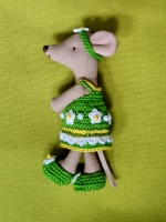 Outfit Set  for Maileg   LITTLE SISTER/BROTHER  " Darling Daisy"(30 gram)