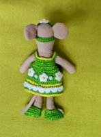 Outfit Set  for Maileg   LITTLE SISTER/BROTHER  " Darling Daisy"(30 gram)