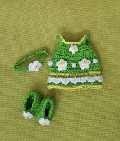 Outfit Set  for Maileg   LITTLE SISTER/BROTHER  " Darling Daisy"(30 gram)