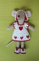 Outfit 5 Pc Set for Maileg "Cosy Hearts"(30 gram)