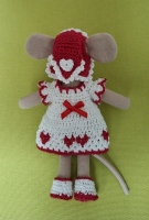Outfit 5 Pc Set for Maileg "Cosy Hearts"(30 gram)