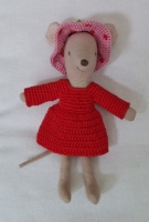 Outfit 5 Pc Set for Maileg "Strawberry Shortcake"(30 gram)