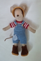 NEW! Outfit Set for Mailg Mouse  "Gone Fishing"(50 gram)  