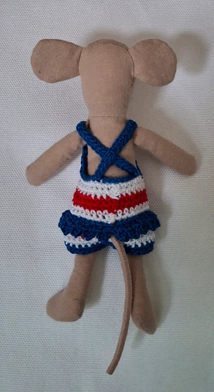 NEW! Outfit 5 Pc Set for Maileg "Pink and Red"(30 gram)