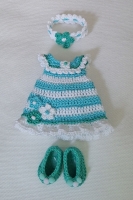 NEW! Outfit 5 Pc Set for Maileg "Sea Foam"(30 gram)