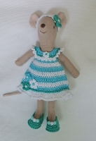 NEW! Outfit 5 Pc Set for Maileg "Sea Foam"(30 gram)  