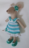 NEW! Outfit 5 Pc Set for Maileg "Sea Foam"(30 gram)