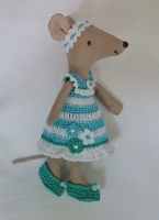 NEW! Outfit 5 Pc Set for Maileg "Sea Foam"(30 gram)