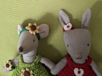 NEW! Outfit Set for Maileg LITTLE SISTER "Red and Green"(50 gram)
