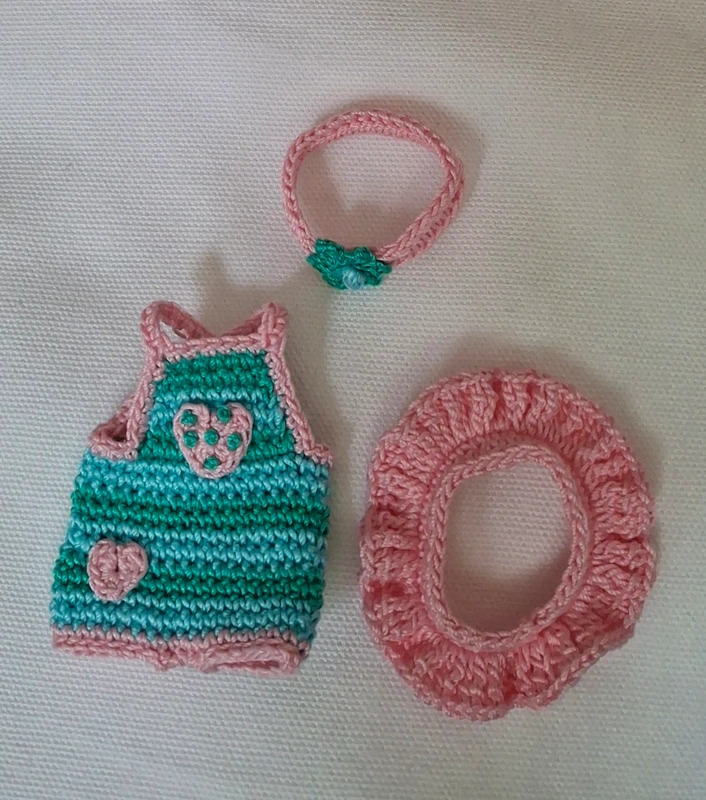 NEW! Outfit 5 Pc Set for Maileg "I Love to Swim"(30 gram)