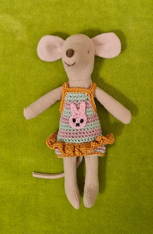 NEW! Outfit 5 Pc Set for Maileg "Pink Miffy"(30 gram)