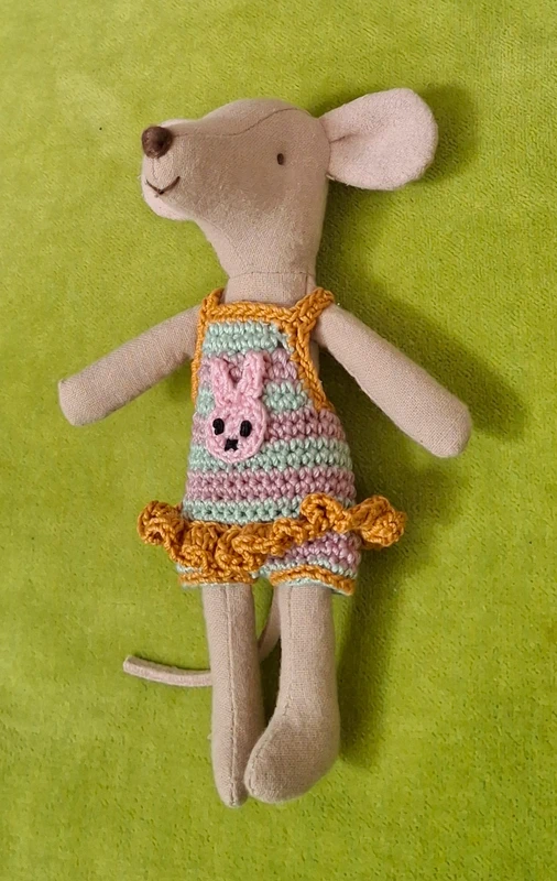 NEW! Outfit 5 Pc Set for Maileg "Pink Miffy"(30 gram)