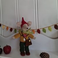 Outfit 6 Pc Set for Maileg "Autumn Colours" (30 gram)