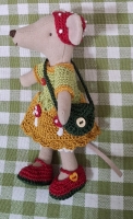 Outfit 5 Pc Set for Maileg "Looking for Mushrooms" (30 gram)