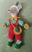 Outfit 7 Pc Set for Maileg "Santa's Helper" (30 gram)