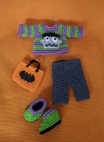 Outfit 4 Pc Set for Maileg "Trick or Treat 1"(30 gram)