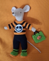 Outfit 4 Pc Set for Maileg "Trick or Treat 2"(30 gram)