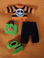 Outfit 4 Pc Set for Maileg "Trick or Treat 2"(30 gram)
