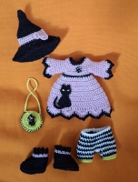 Outfit Set for Maileg "Coquette Witch"(50 gram)