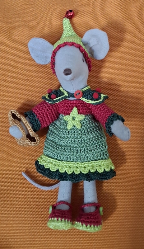 Outfit 5 Pc Set for Maileg "Christmas Pixie" (50 gram)