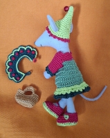 Outfit 5 Pc Set for Maileg "Christmas Pixie" (50 gram)