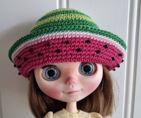 Blythe Hat and Purse Watermelon 1 (70 gram)