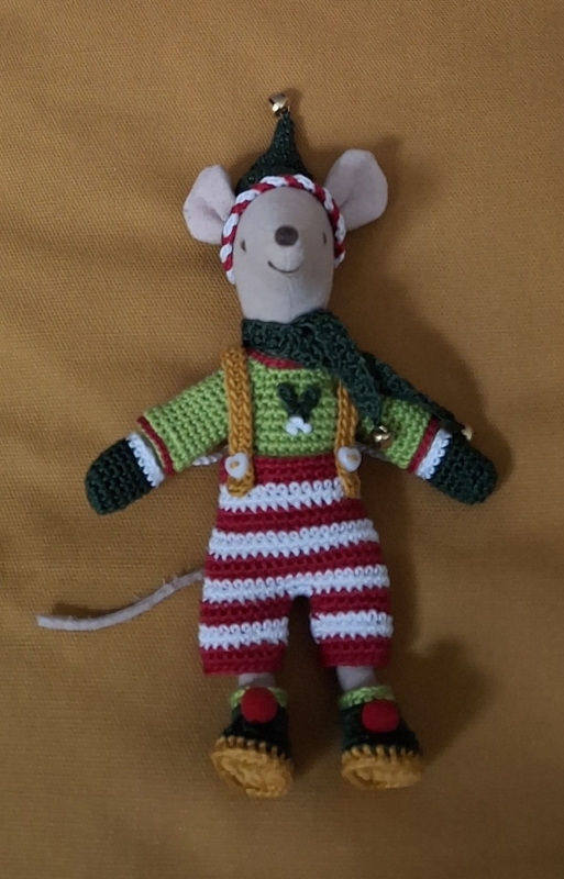 Outfit 5 Pc Set for Maileg "Mistletoe" (50 gram)