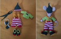 Outfit 5 Pc Set for Maileg "Mistletoe" (50 gram)