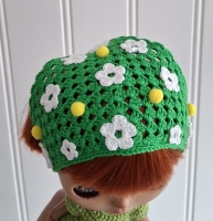 Blythe Headscarf Daisies on Green (50 gram)
