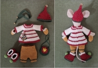 Outfit 7 Pc Set for Maileg "Trim the Tree" (50 gram)